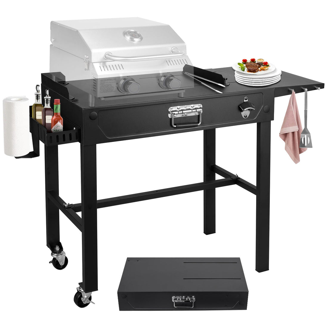 The Outdoor Kitchen Upgrade You Didn't Know You Needed – BESTFIRE Foldable Grill Cart Review