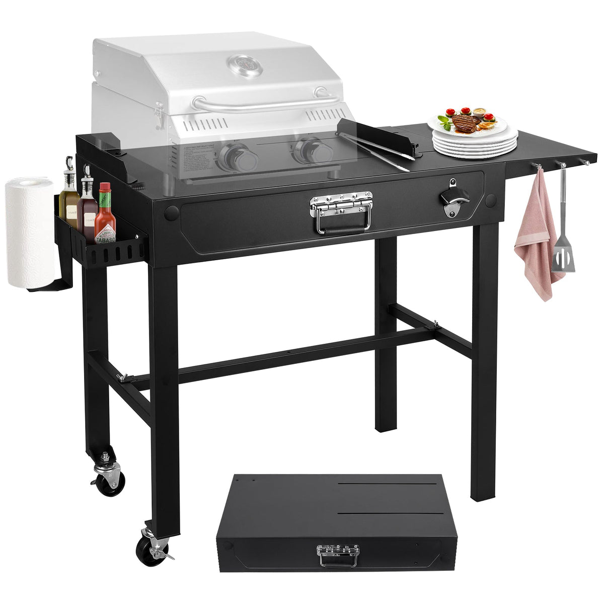 The Outdoor Kitchen Upgrade You Didn't Know You Needed – BESTFIRE Foldable Grill Cart Review