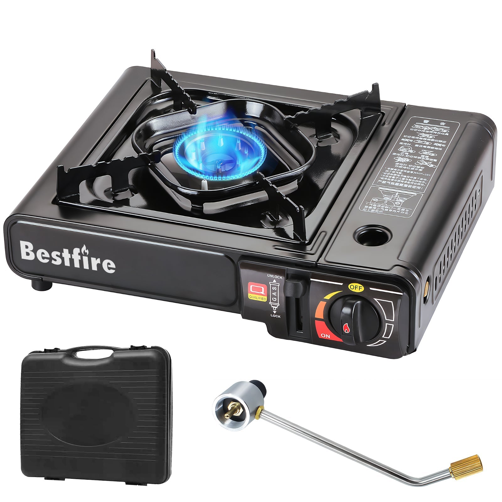 BESTFIRE 10,000 BTU Dual Fuel Portable Camping Stove: A Reliable Partner for Outdoor Cooking