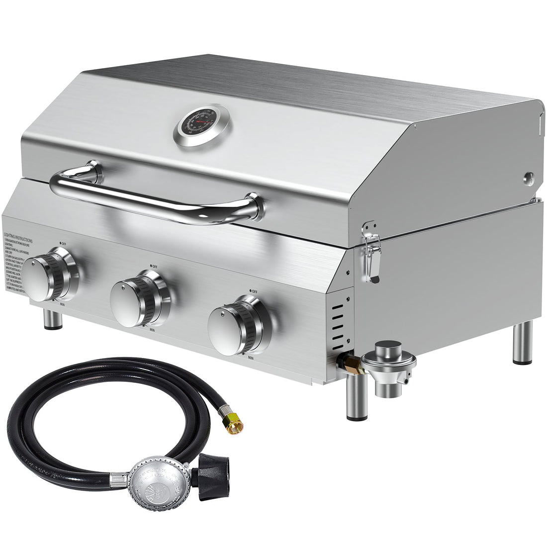 BESTFIRE 3-Burner Tabletop Gas Grill: Bringing Restaurant-Grade Precision to Your Outdoor BBQ