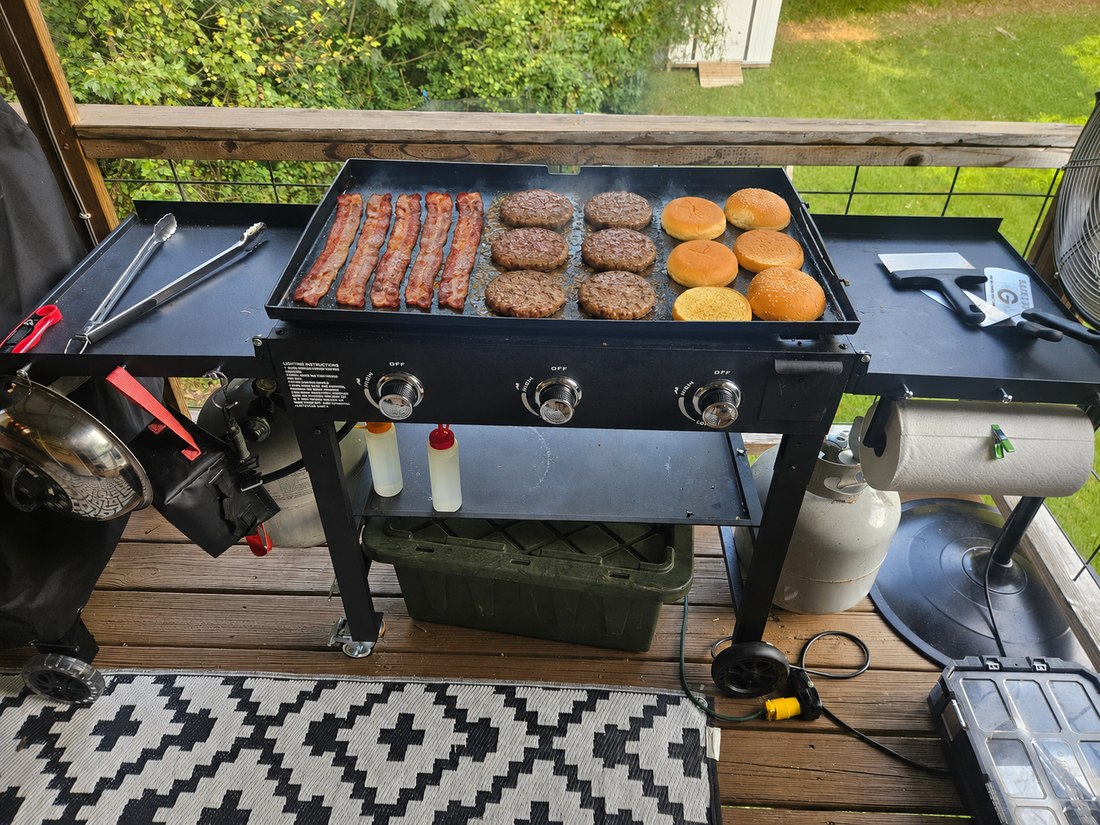 The Foldable Outdoor Cooking Hub: BESTFIRE 3-Burner Foldable Flat Top Grill Review
