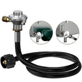 Bestfire Dual Fuel Connections Adapter for Large Cylinders & Small Canisters, Compatible With VEVOR/Monument Grills/ONLYFIRE GRILLS/Royal Gourmet Corp/Royal Gourmet Corp and Most Propane Grill