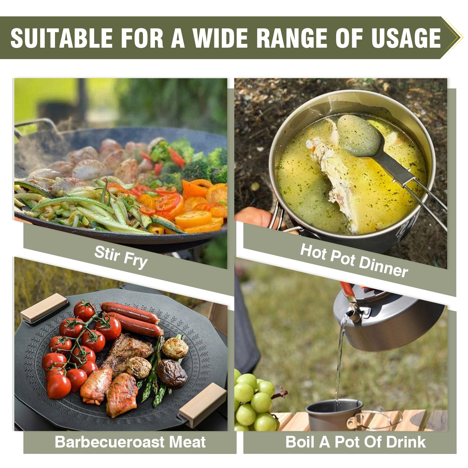 Propane Burner, Single Propane Stove, Windproof Gas Stove for Outdoor Cooking, Portable Gaming Stove with Piezo Ignition, Includes Carrying Bag